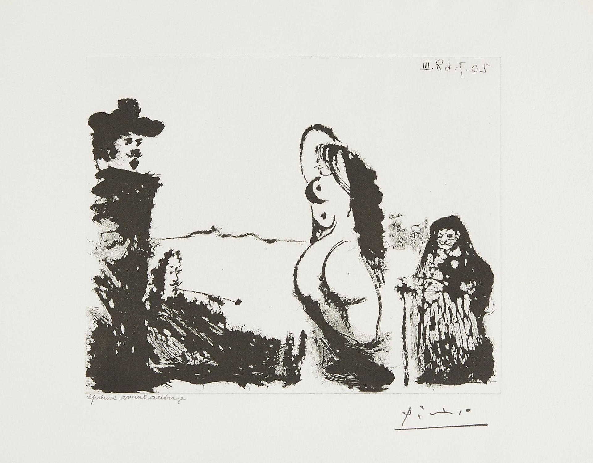 Picasso "Un Dejeuner sur l'Herbe Rembranesque"