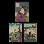 3 Japanese Woodblock Prints