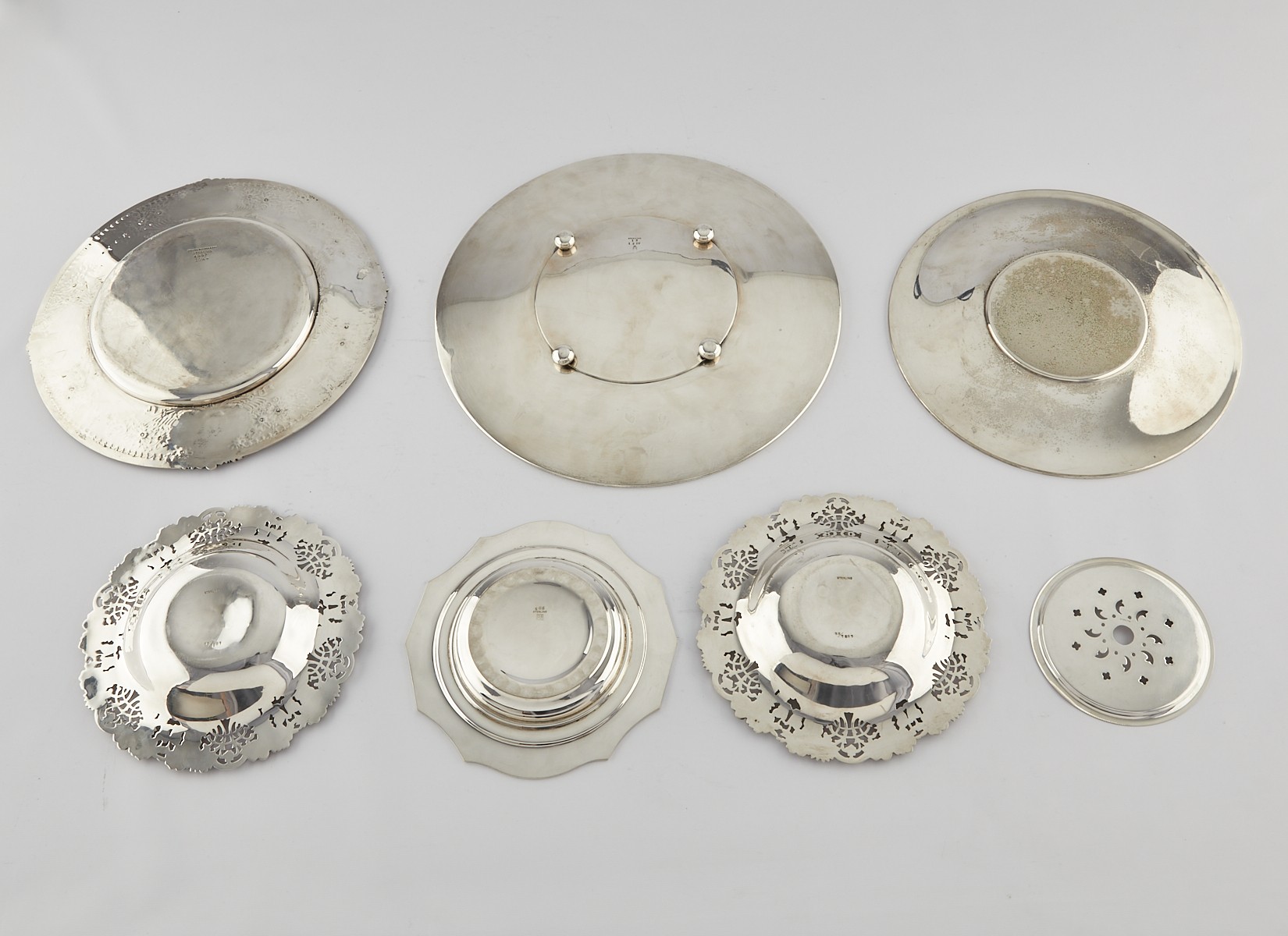 7 Sterling Silver Serving Platters - Image 3 of 22