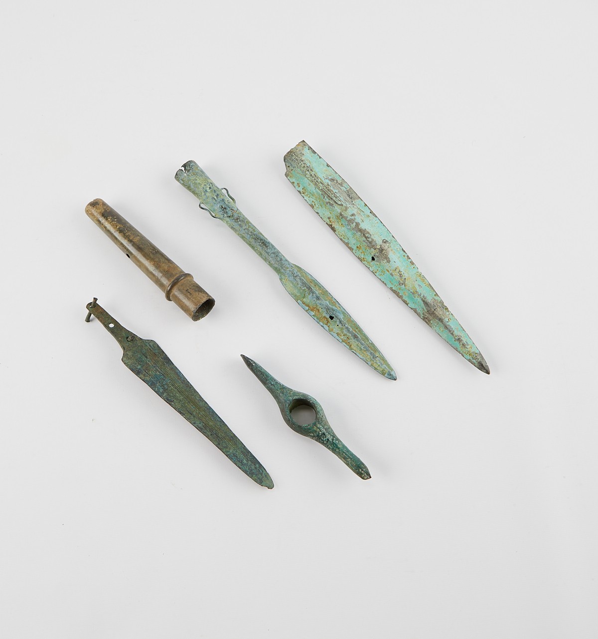 5 Chinese Archaic Bronze Weapons - Image 4 of 10