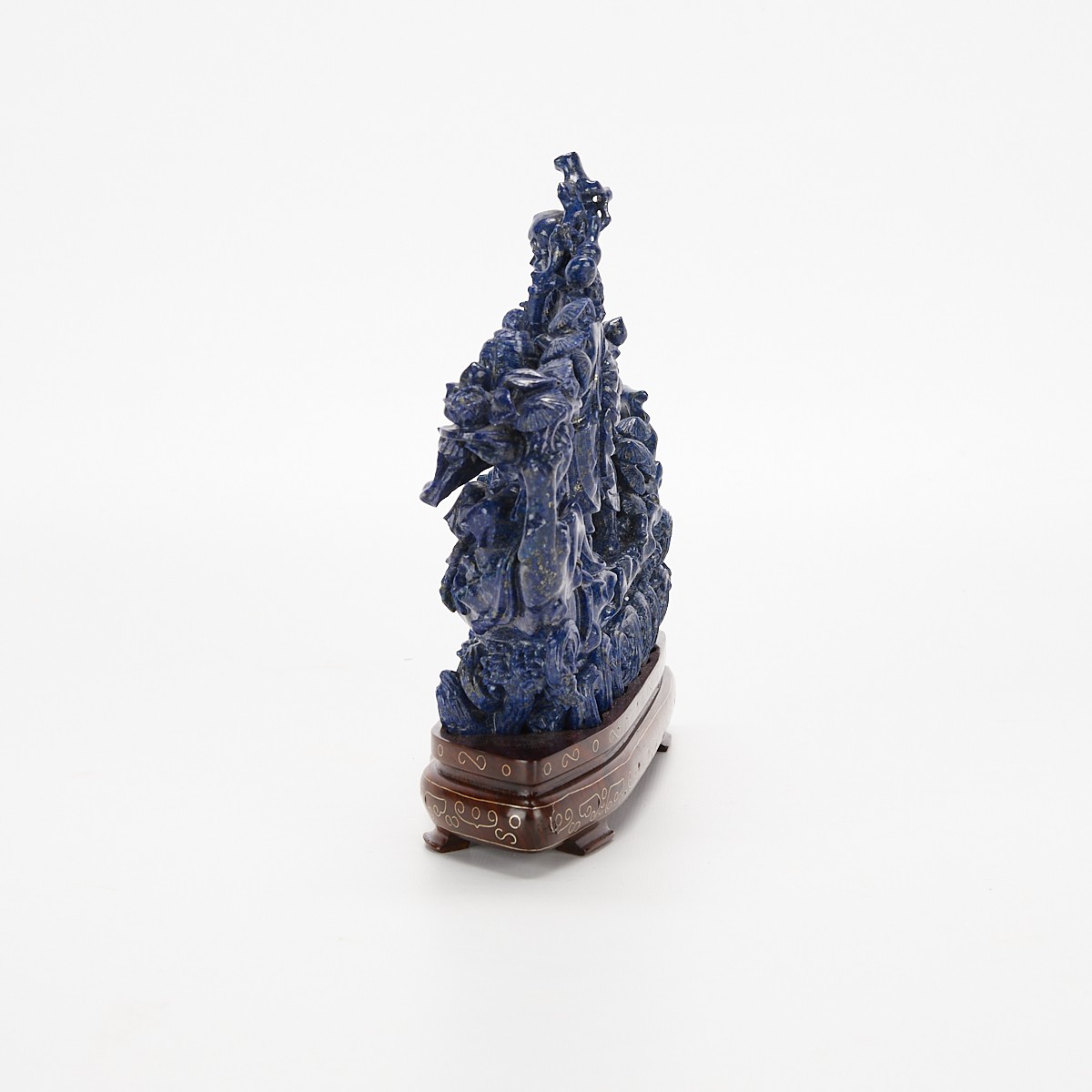 Chinese Lapis Lazuli Carved Sculpture - Image 5 of 11