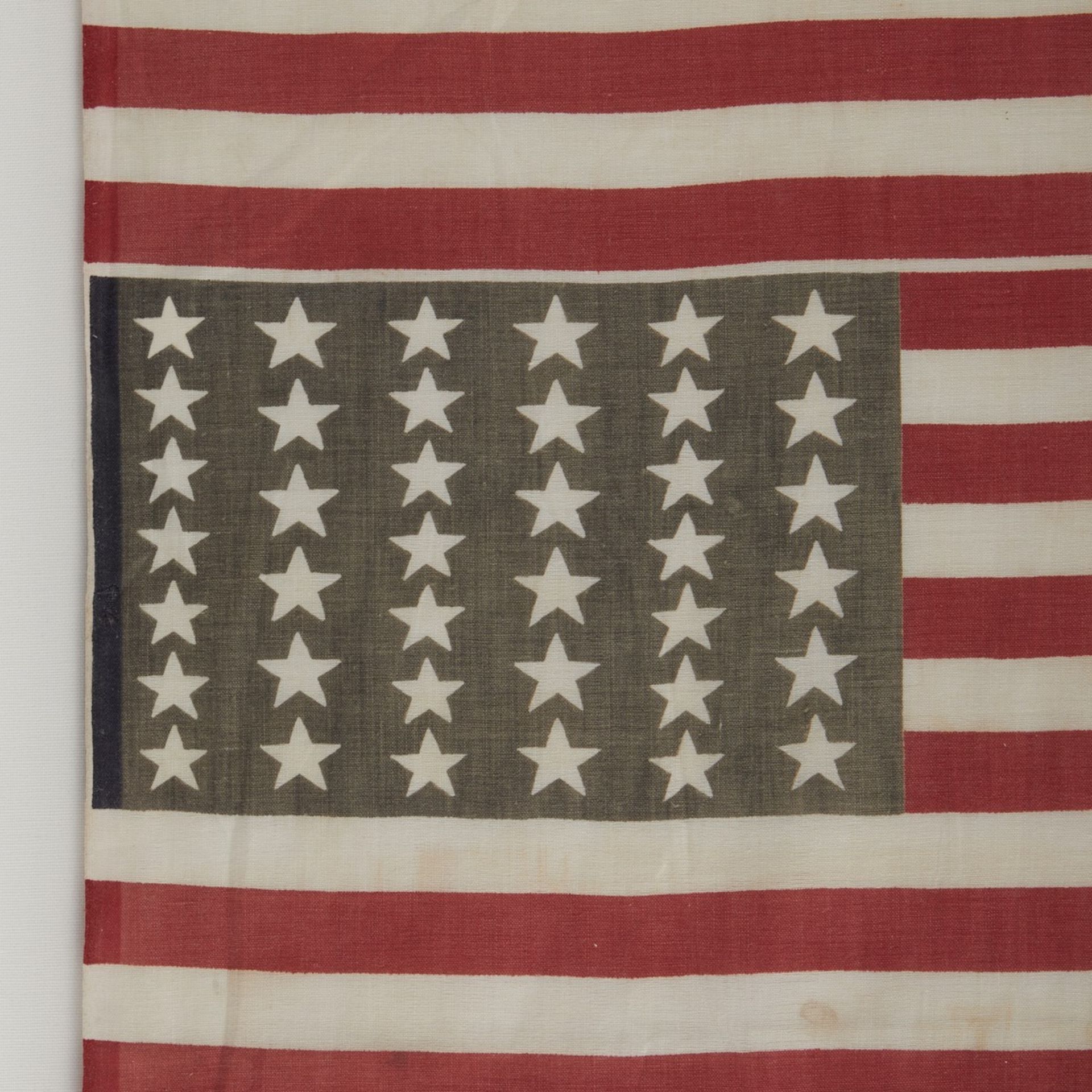 Rare Original 39 Star U.S. Flag ca. 1876-1889 - Bild 3 aus 11