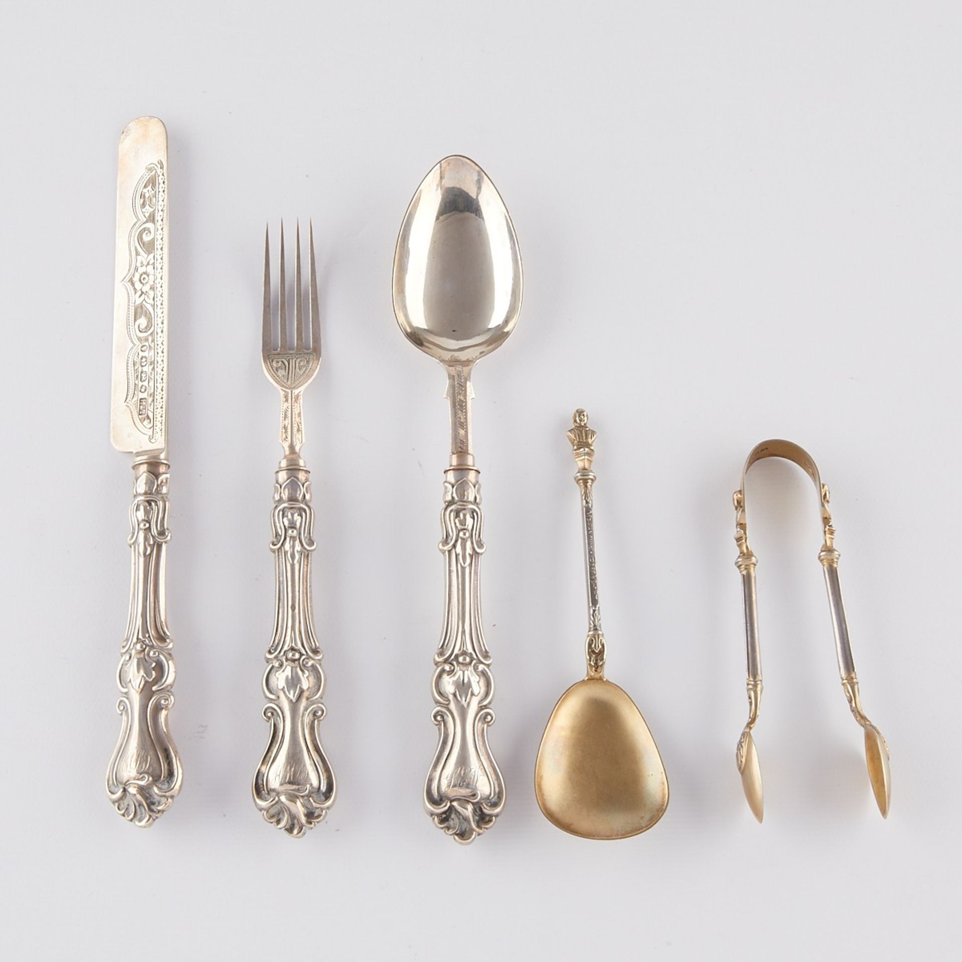 5 Sterling Silver English Serving Ware - Image 2 of 9