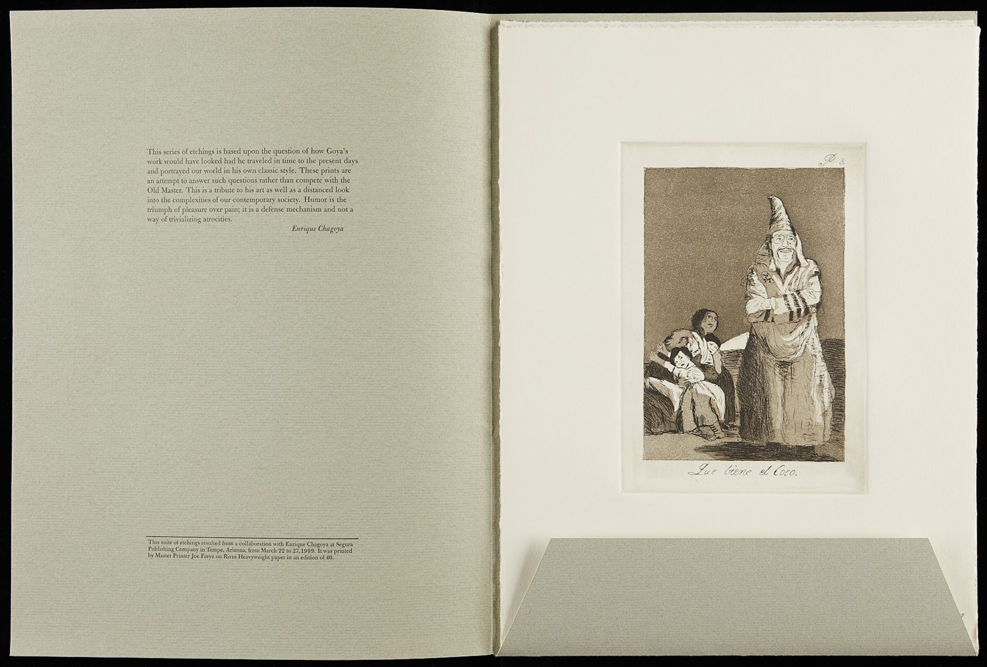 Grp: 8 Chagoya "Return To Goya's Caprichos" Suite - Image 40 of 40