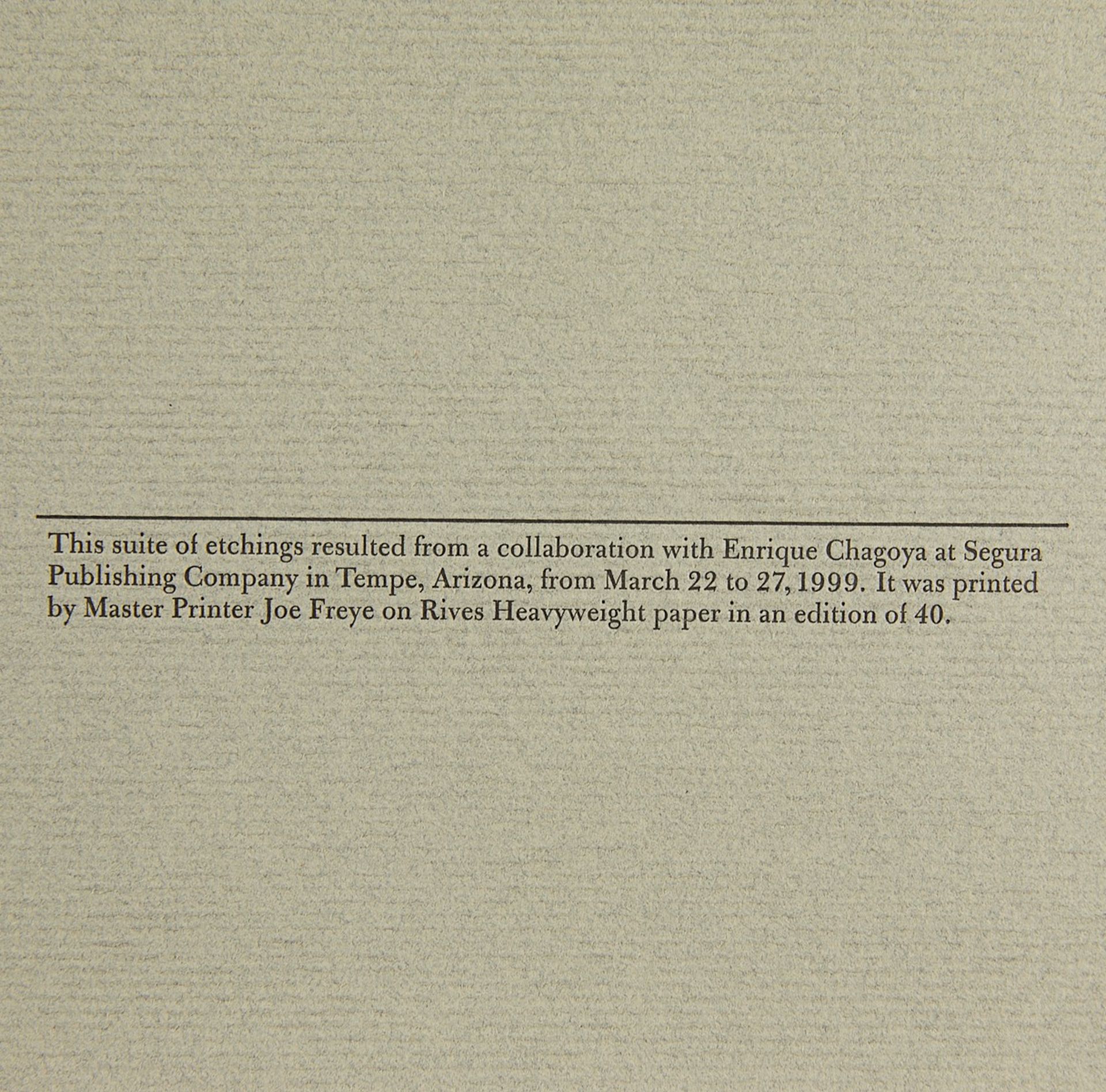 Grp: 8 Chagoya "Return To Goya's Caprichos" Suite - Image 37 of 40