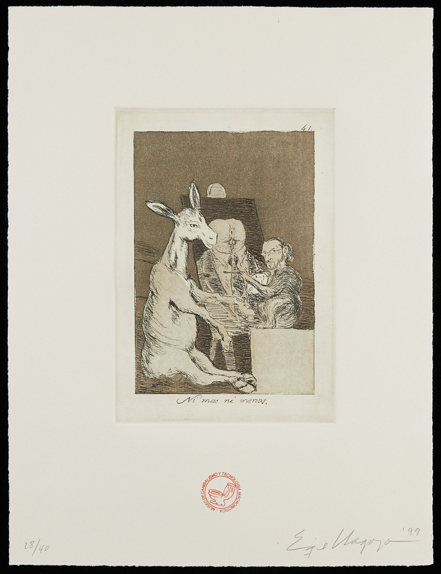 Grp: 8 Chagoya "Return To Goya's Caprichos" Suite - Image 20 of 40