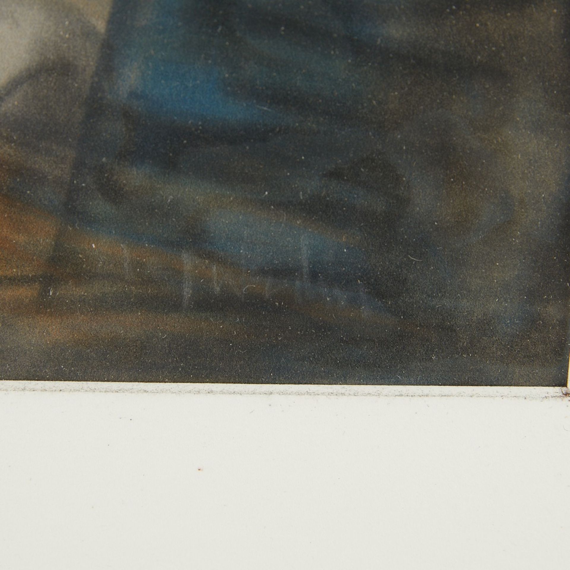 Elof Wedin "Dry Dock" Pastel on Paper 1950 - Bild 4 aus 5