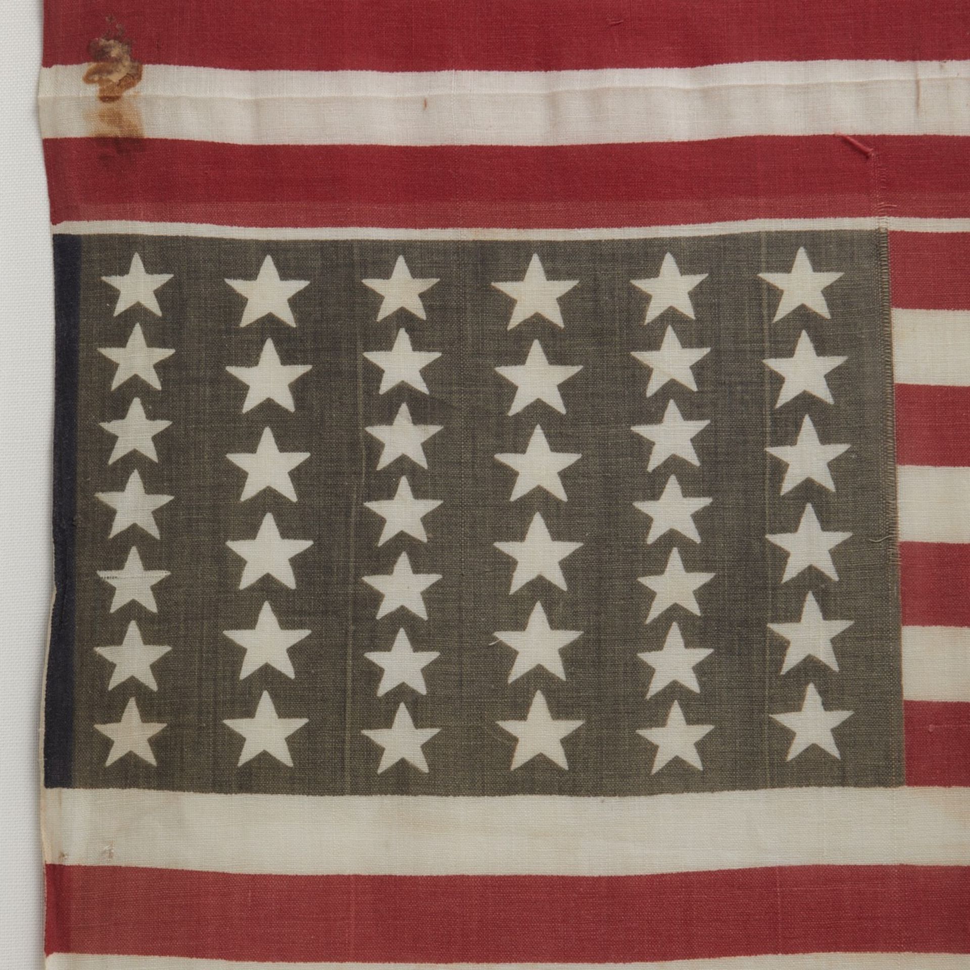 Rare Original 39 Star U.S. Flag ca. 1876-1889 - Bild 9 aus 11