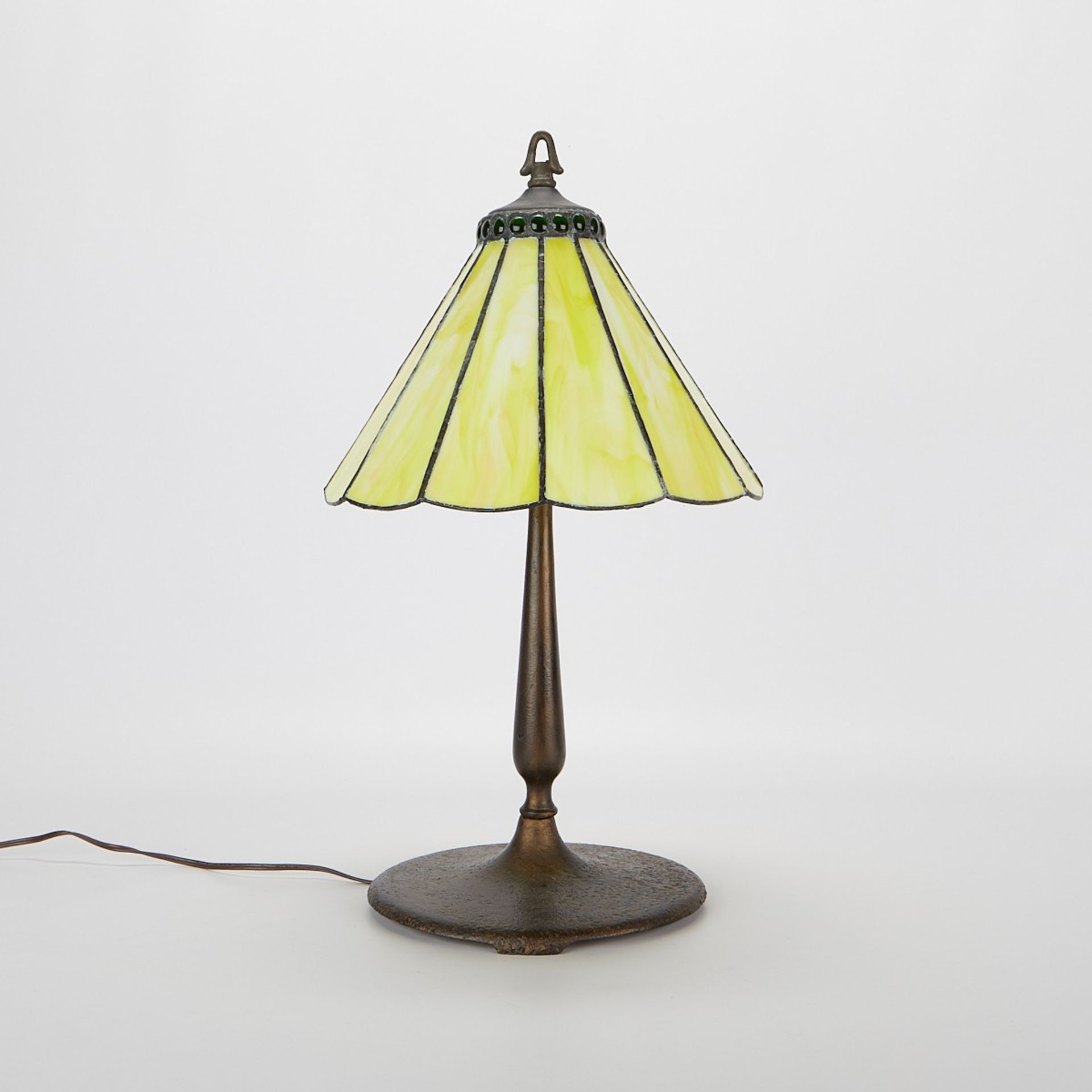ALMCO Vintage Slag Glass Lamp - Bild 3 aus 11