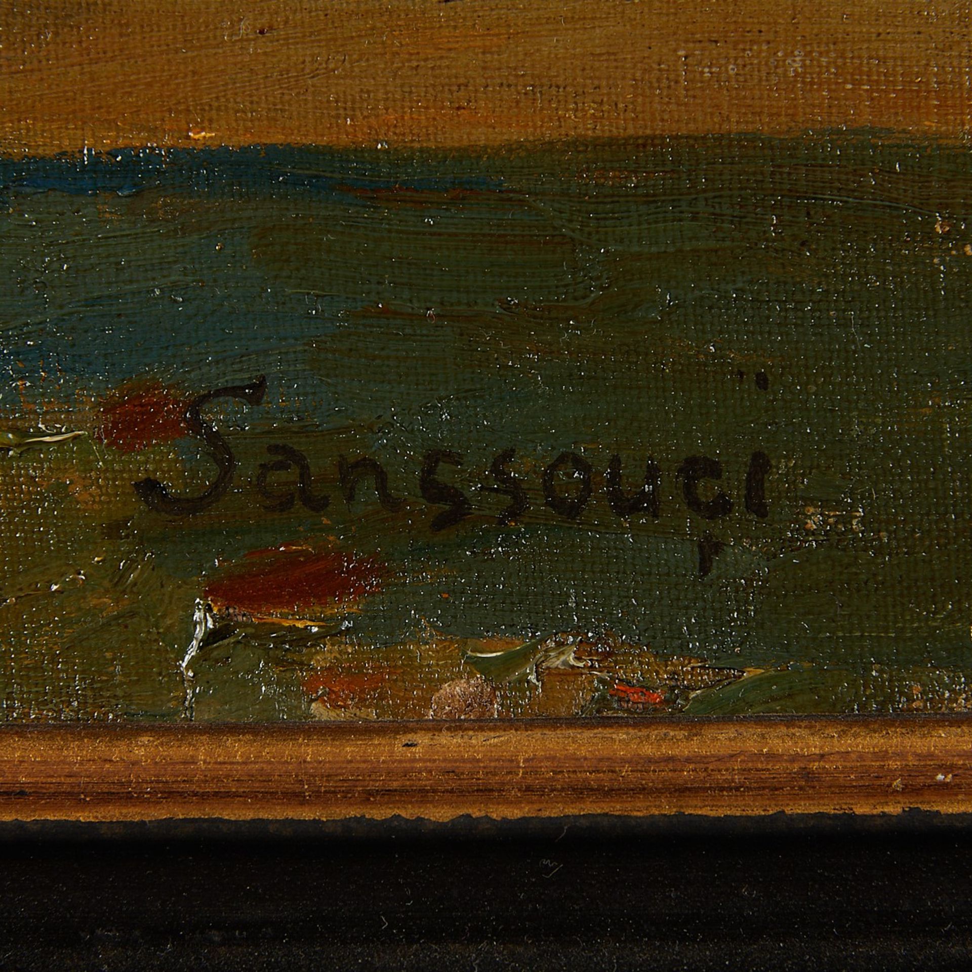 Oil Painting Park and Sanssouci Castle in Potsdam - Image 4 of 7