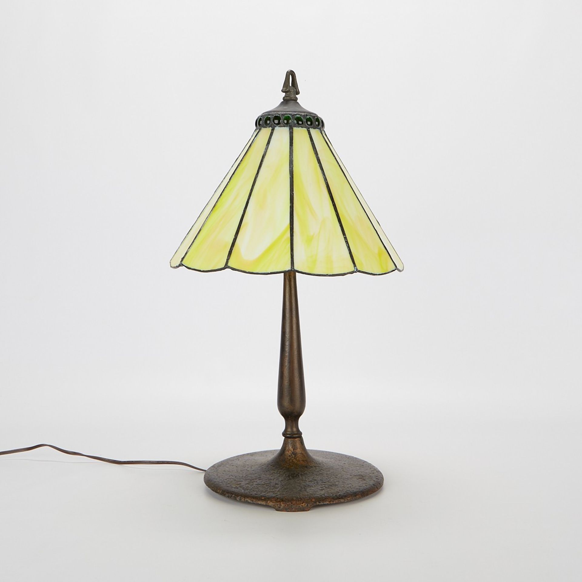 ALMCO Vintage Slag Glass Lamp - Bild 4 aus 11