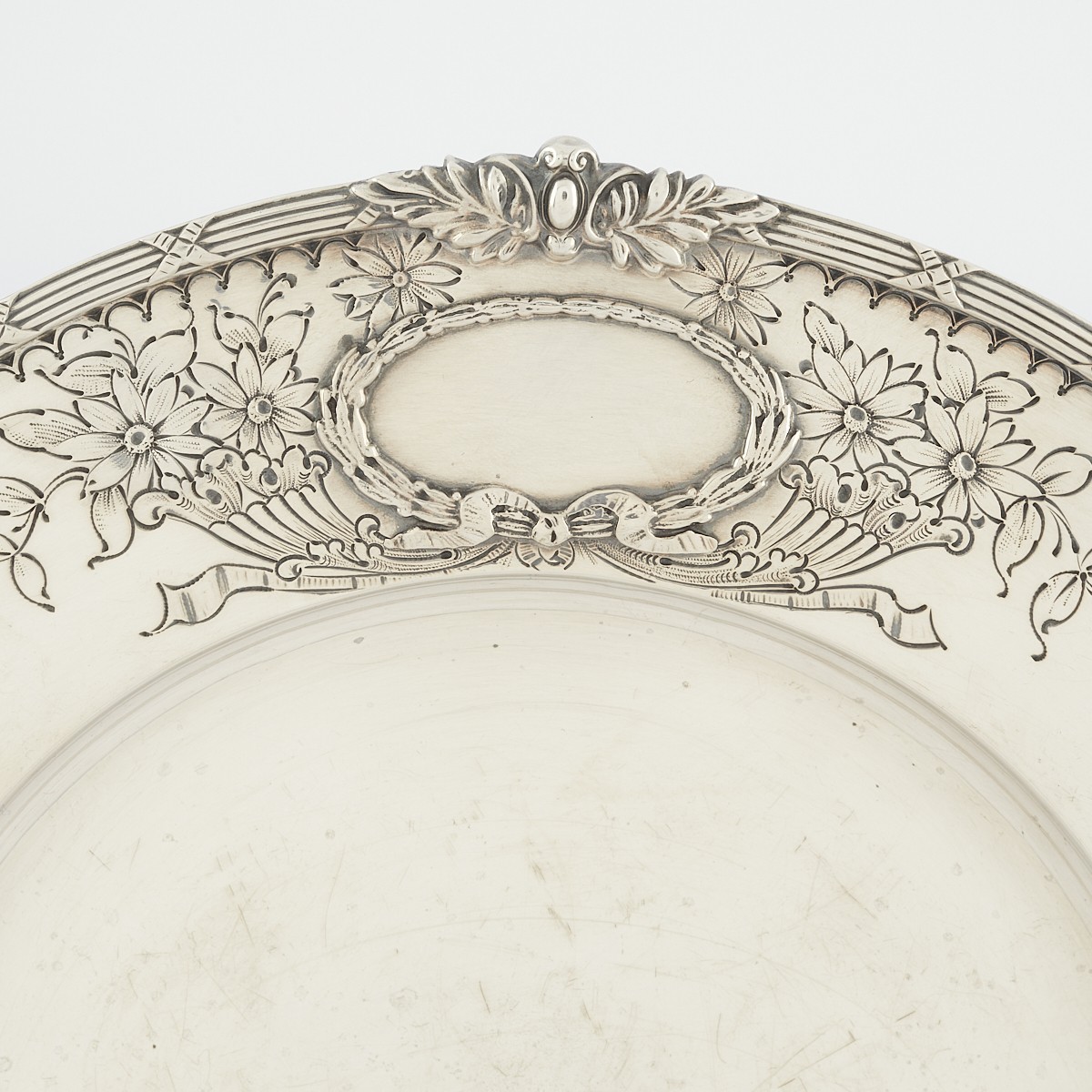 7 Sterling Silver Serving Platters - Image 4 of 22