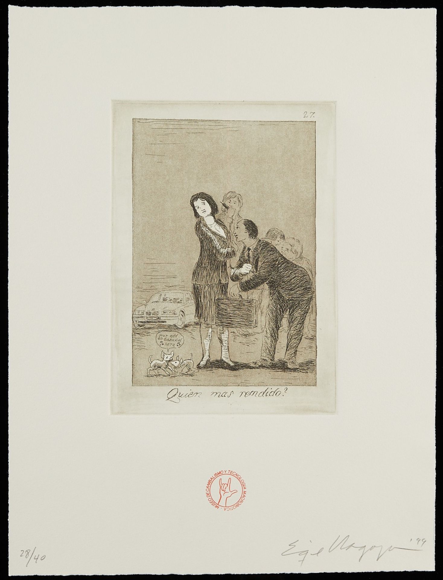 Grp: 8 Chagoya "Return To Goya's Caprichos" Suite - Image 14 of 40