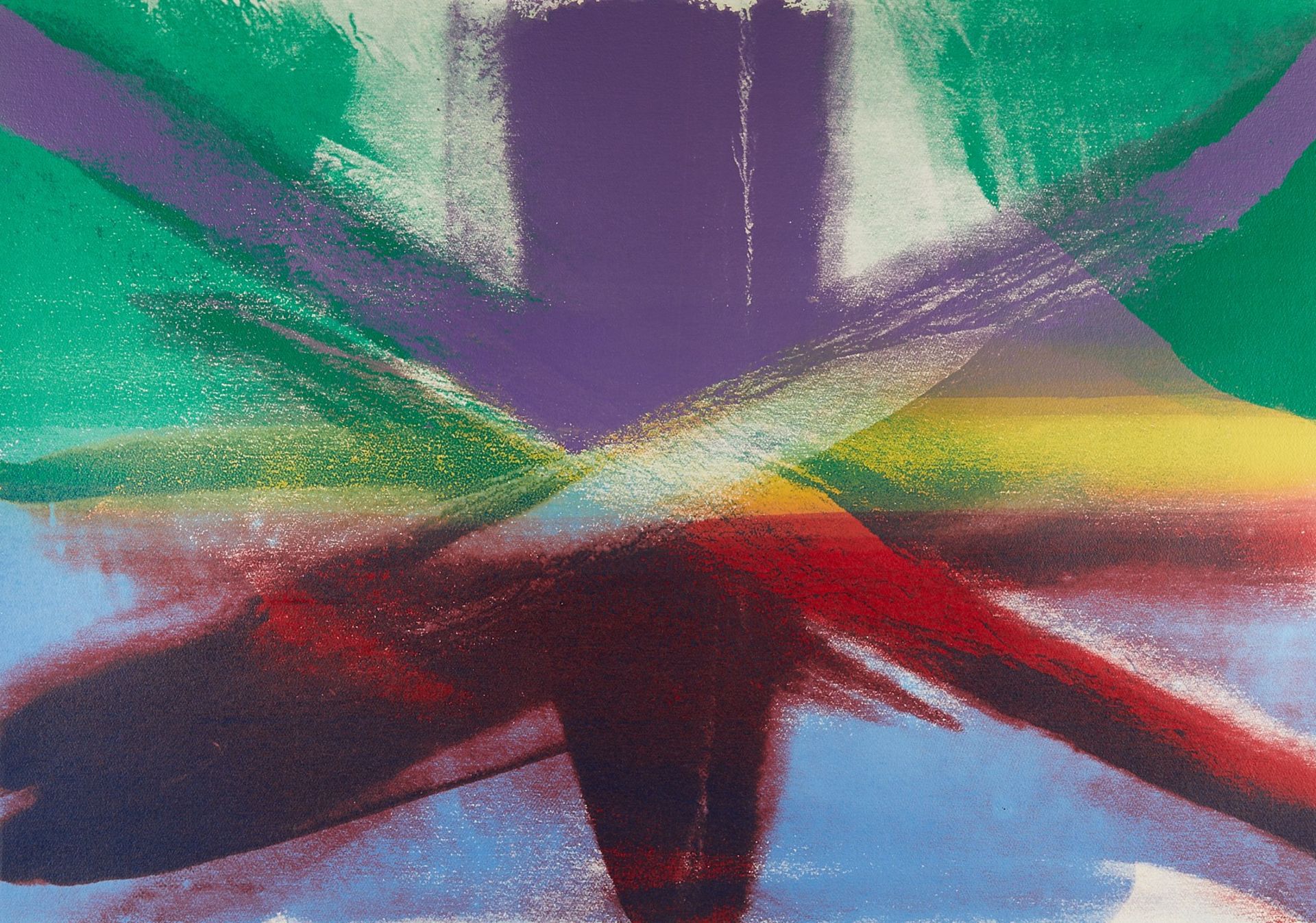 Paul Jenkins Abstract Screenprint 1980