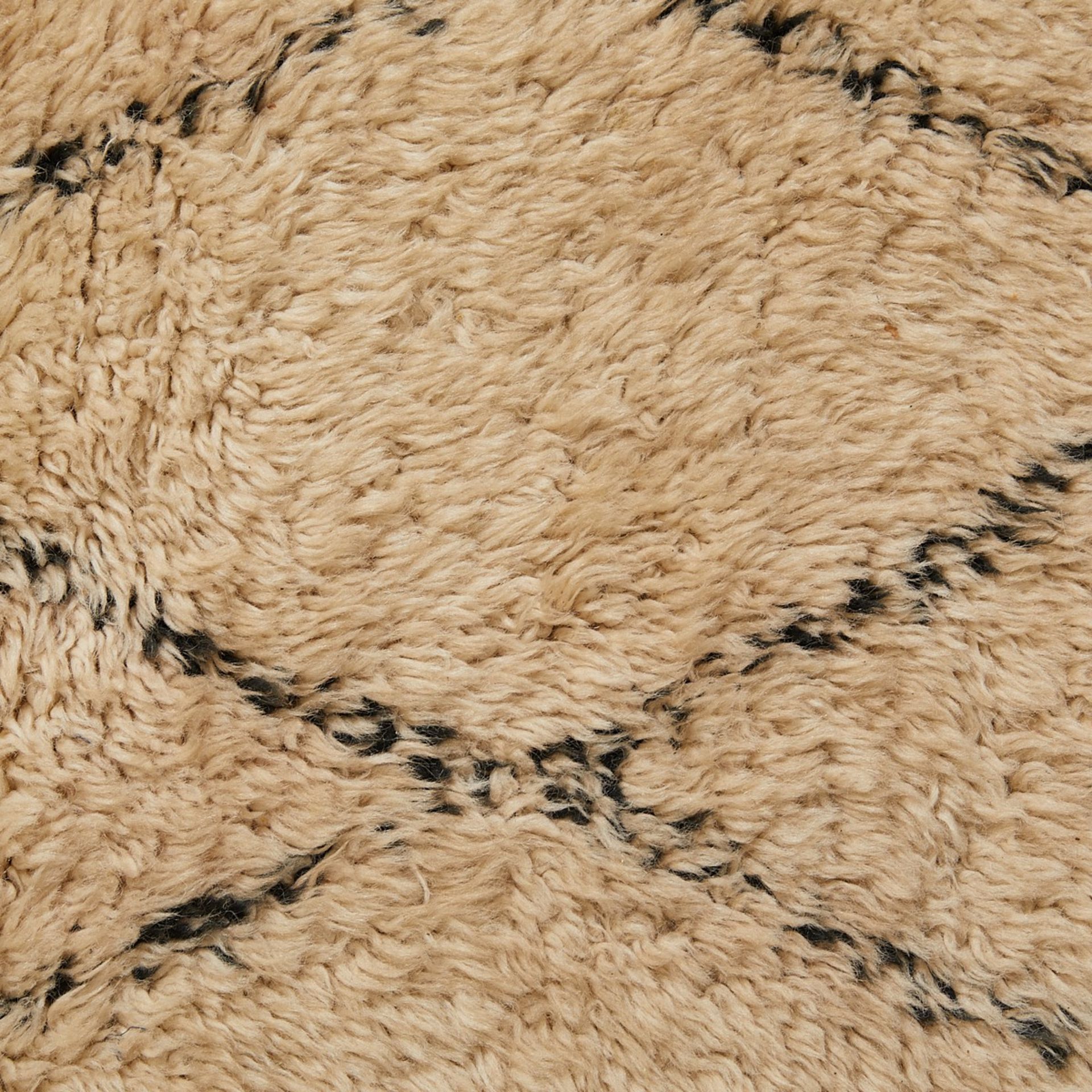 Vintage 1960s Beni Ourain Wool Rug - Image 4 of 5