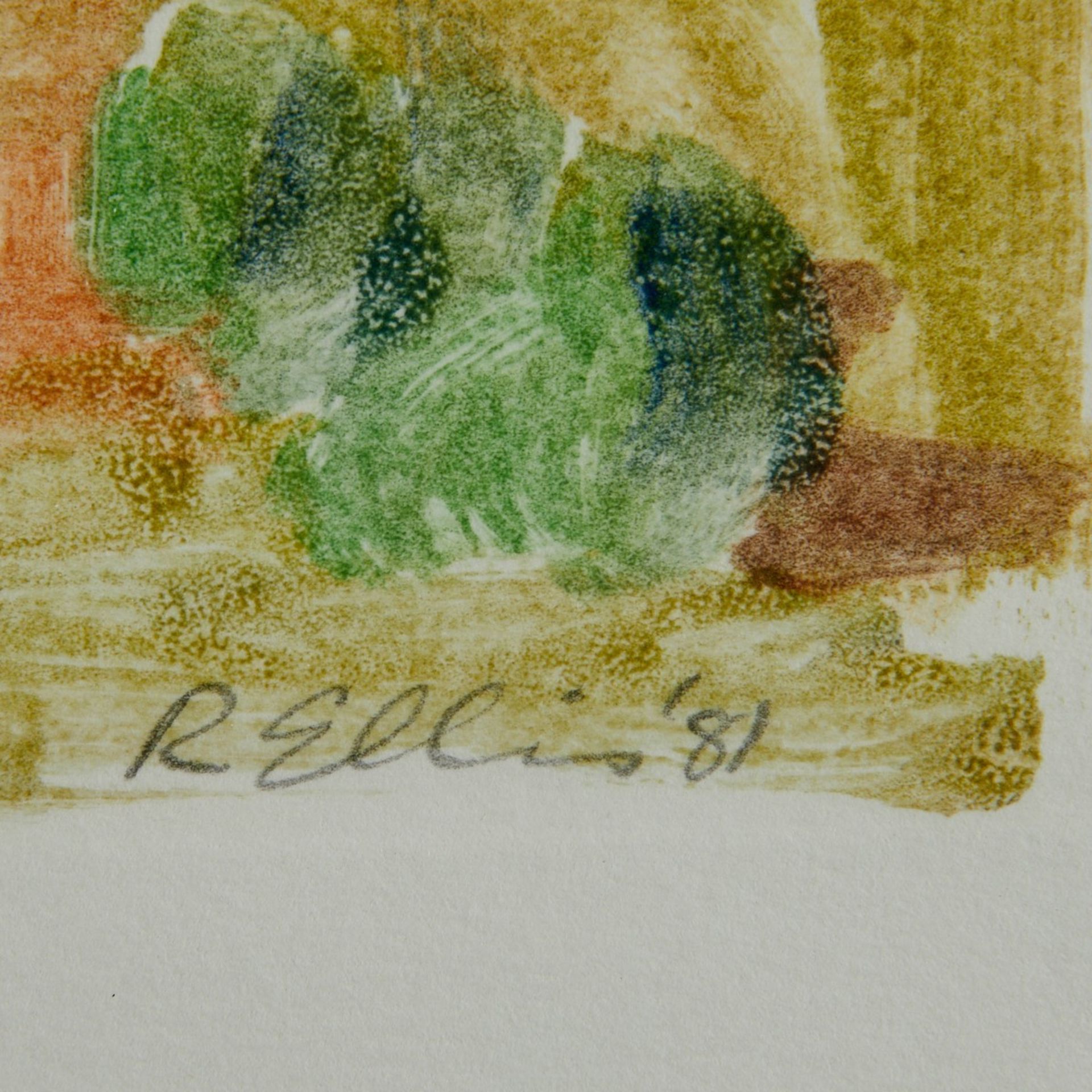 Robert M. Ellis Cristobal Valley No. 10 Monoprint - Image 4 of 6