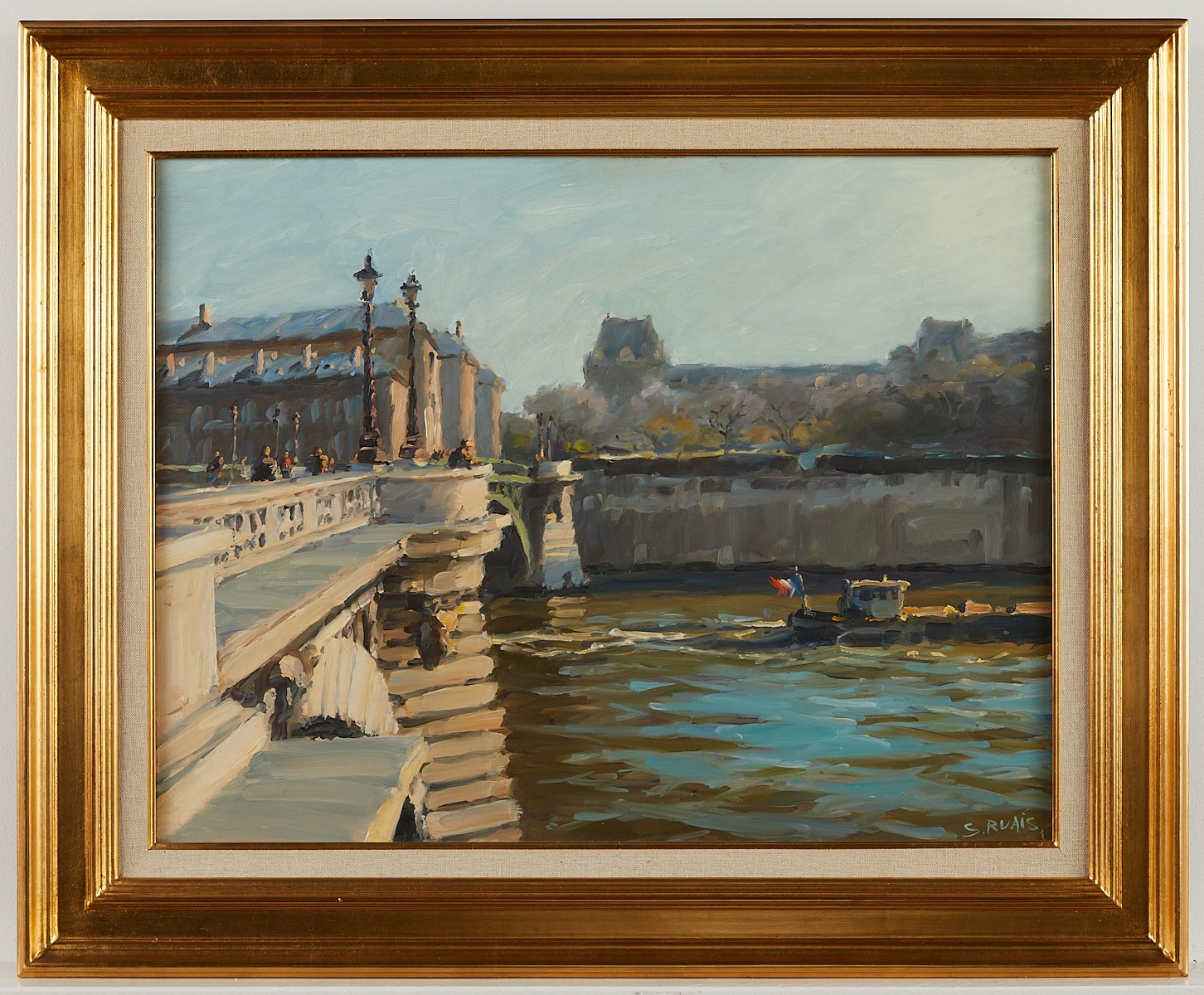 Stephane Ruais Bridge Painting 1997 - Image 3 of 7