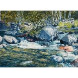 Tim Saska "Oak Creek: Sun Splashes" Painting