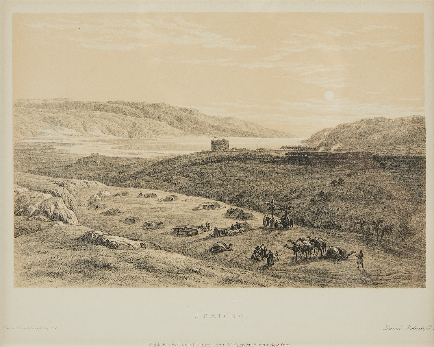 4 David Roberts Lithographs of the Holy Land - Image 17 of 33