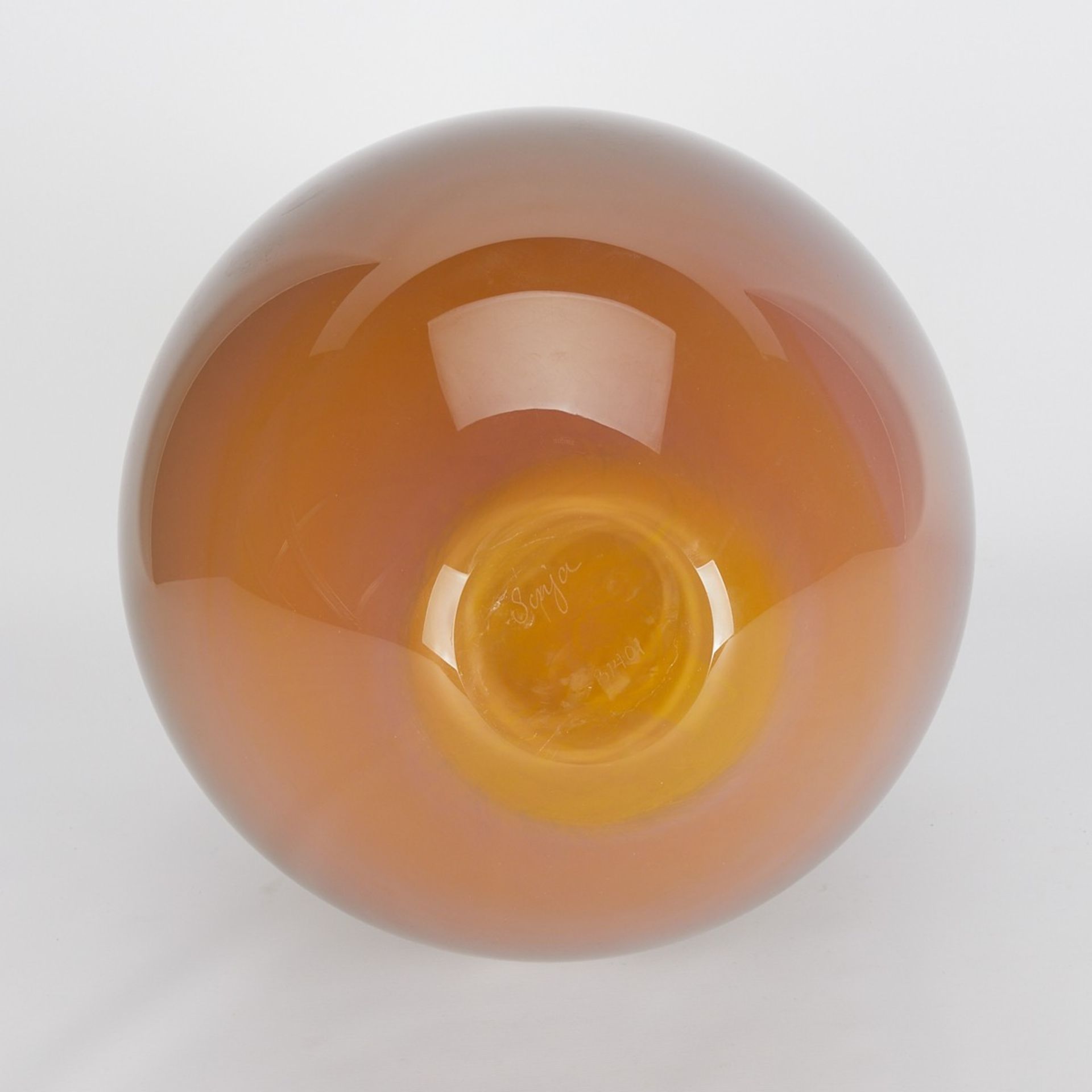 Sonja Blomdahl Blown Glass Vessel - Bild 8 aus 10