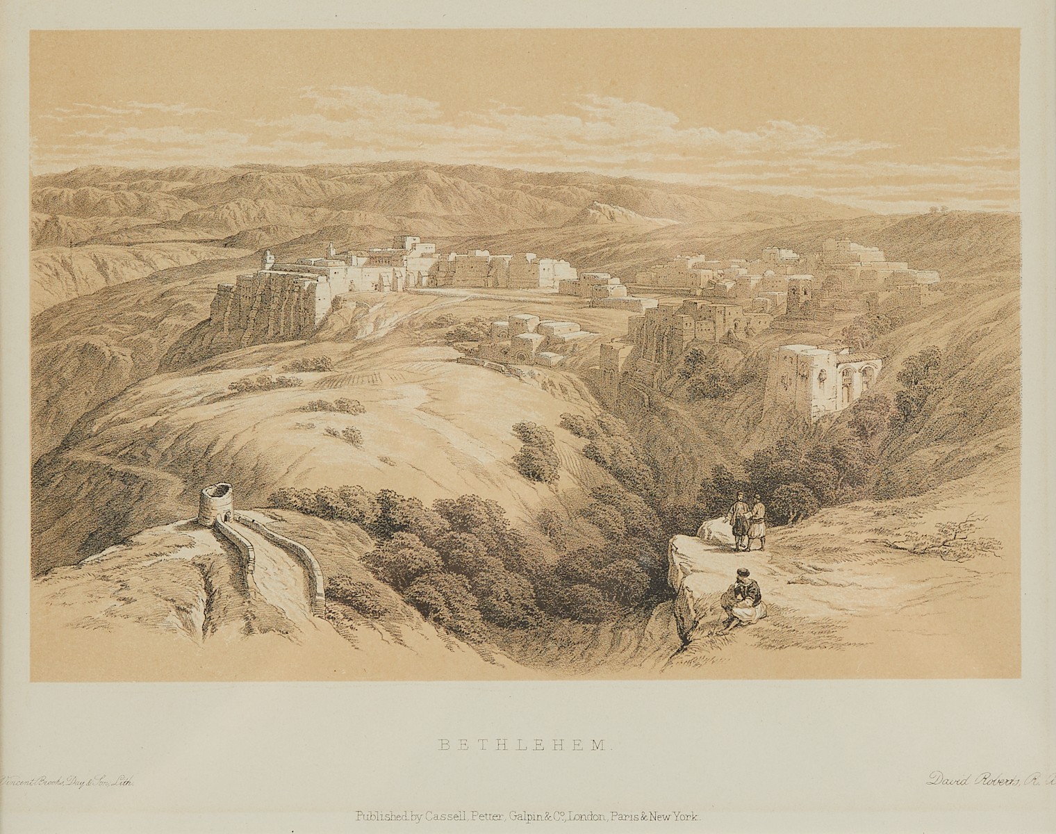 4 David Roberts Lithographs of the Holy Land - Image 23 of 33