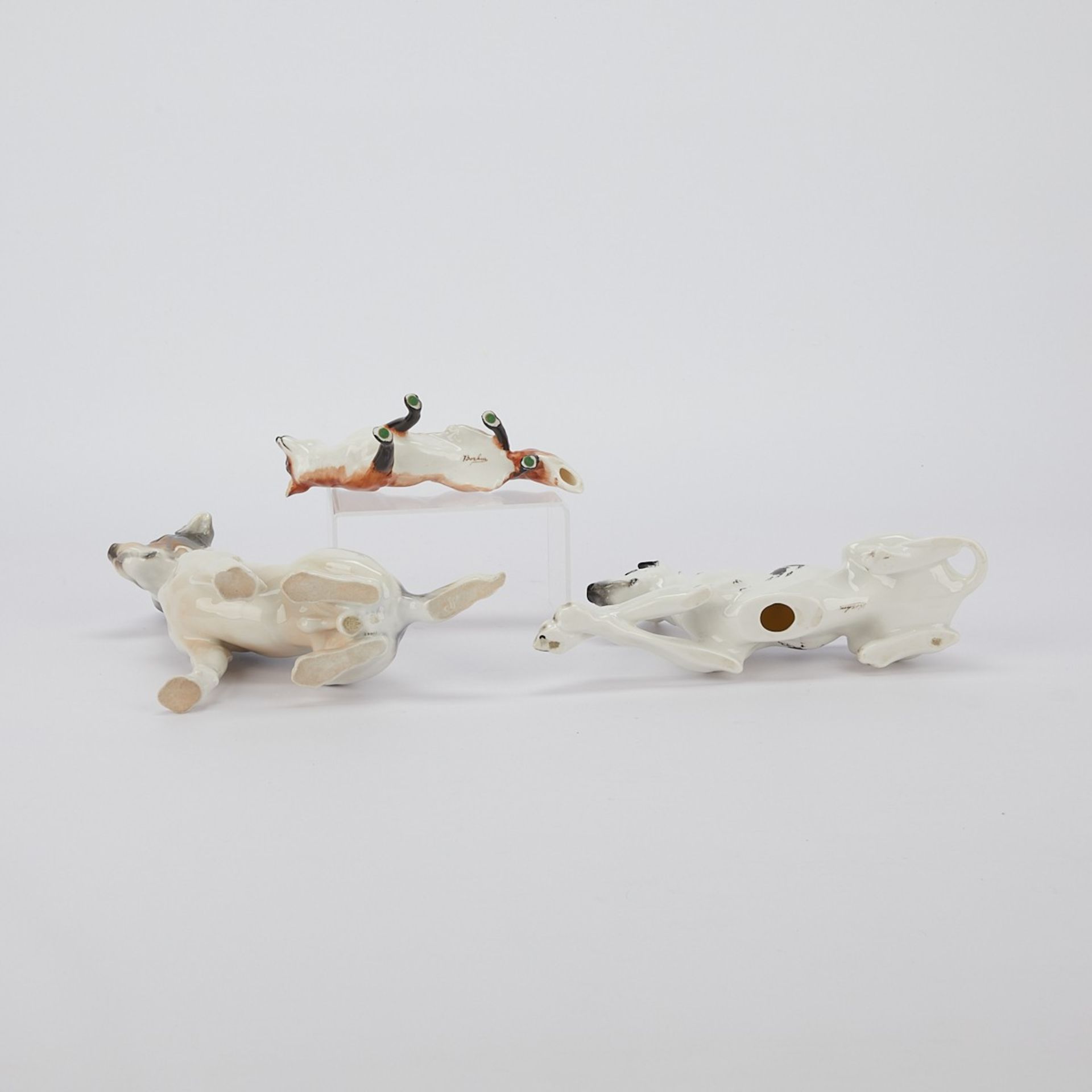 Group of 3 Porcelain Animals - Dogs and Fox - Image 7 of 13