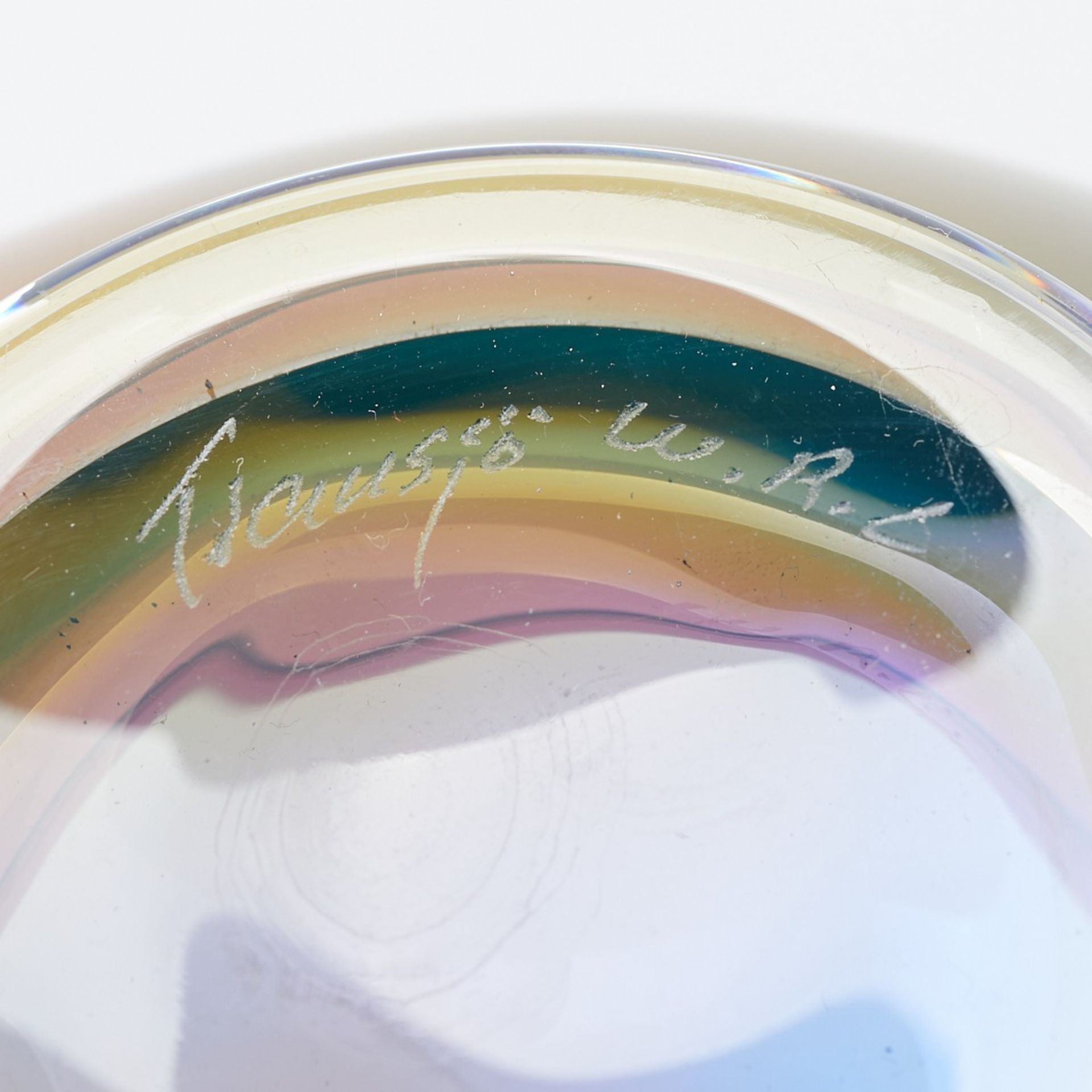 3 Transjo Hytta Multicolored Glass Vessels - Bild 8 aus 11