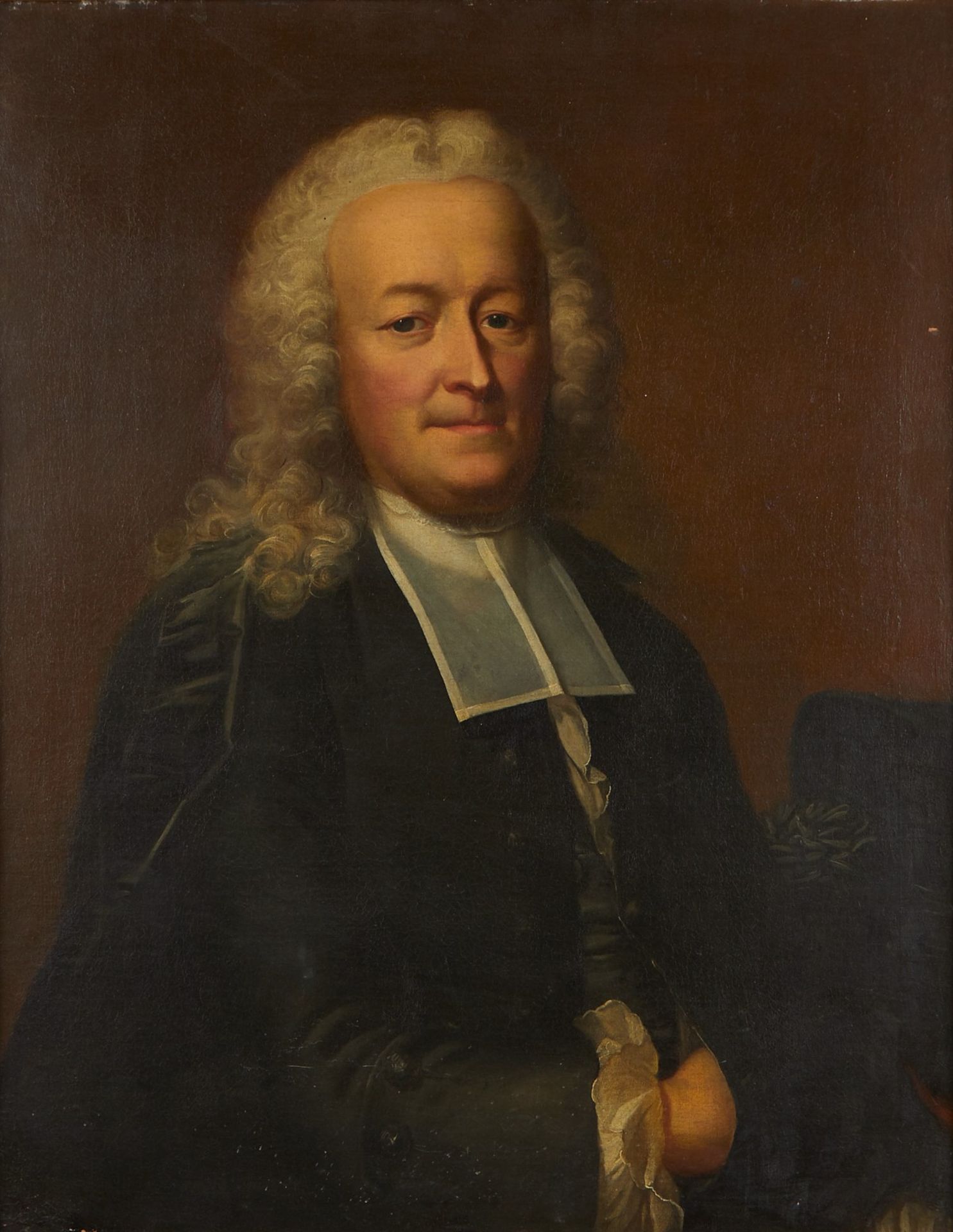 Emmanuel Handmann Portrait of a Clergyman Painting - Bild 2 aus 8