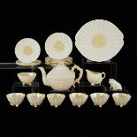 Belleek Irish Porcelain Shell Tea Service Set