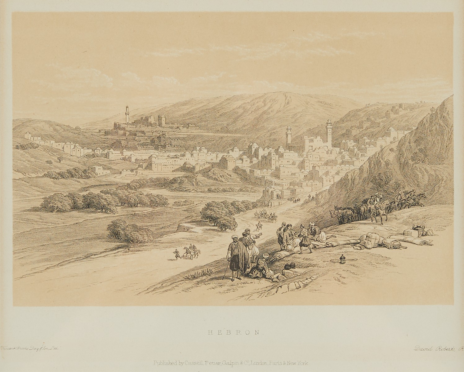 4 David Roberts Lithographs of the Holy Land - Image 9 of 33