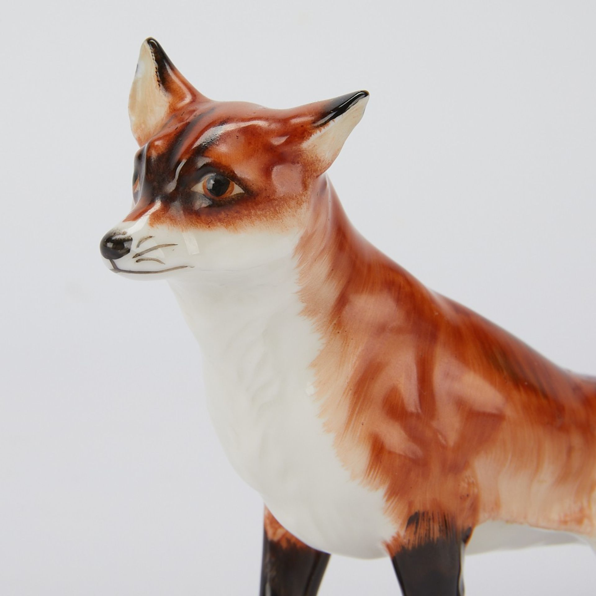 Group of 3 Porcelain Animals - Dogs and Fox - Image 12 of 13