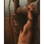 Oil Painting of Christ Signed FDA