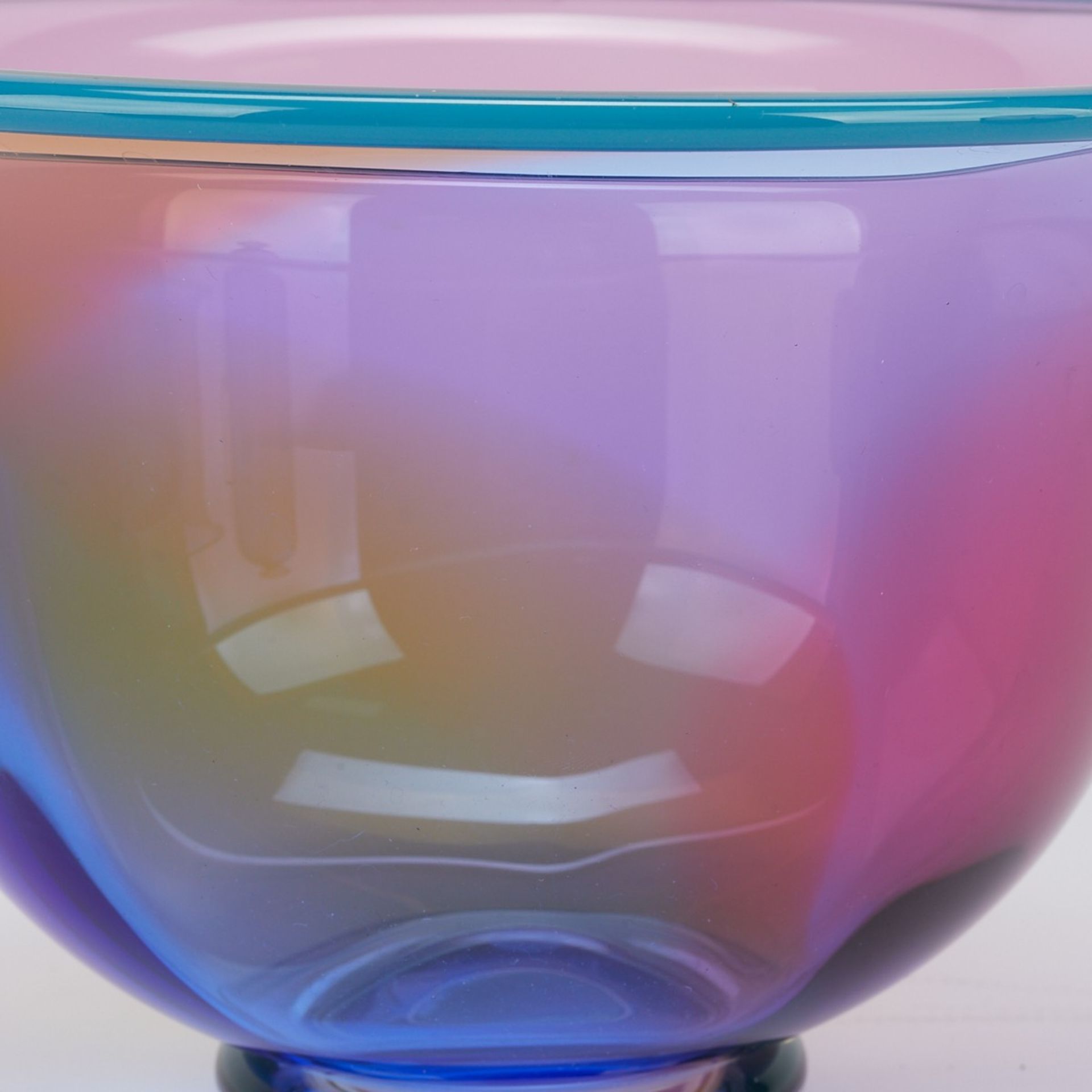 3 Transjo Hytta Multicolored Glass Vessels - Bild 2 aus 11