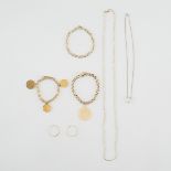 Group of 7 Pieces of 14k Gold Jewelry