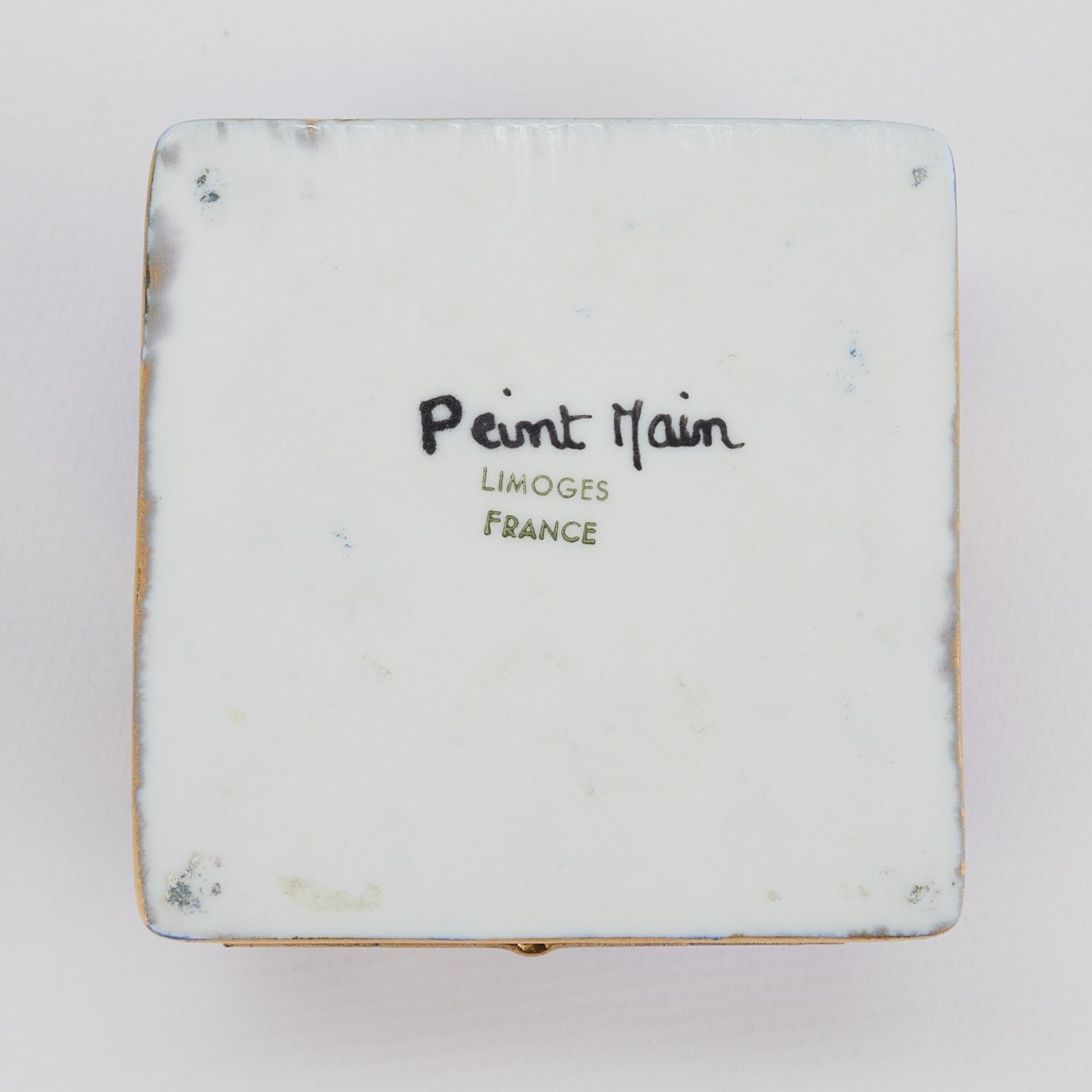 6 Porcelain Limoges Trinket Boxes - Image 9 of 14