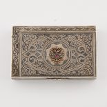 Russian Silver Niello Case