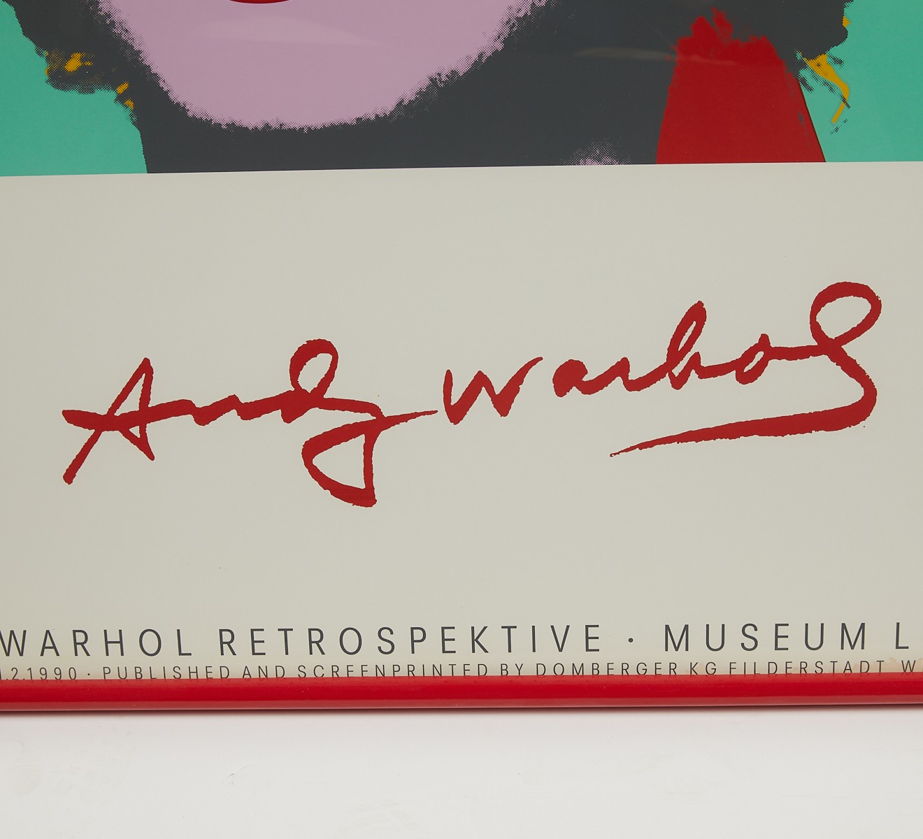 Warhol "Marilyn" Print Museum Ludwig Retrospektive - Image 5 of 6