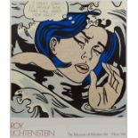 Vintage 1989 MoMA Roy Lichtenstein Drowning Girl