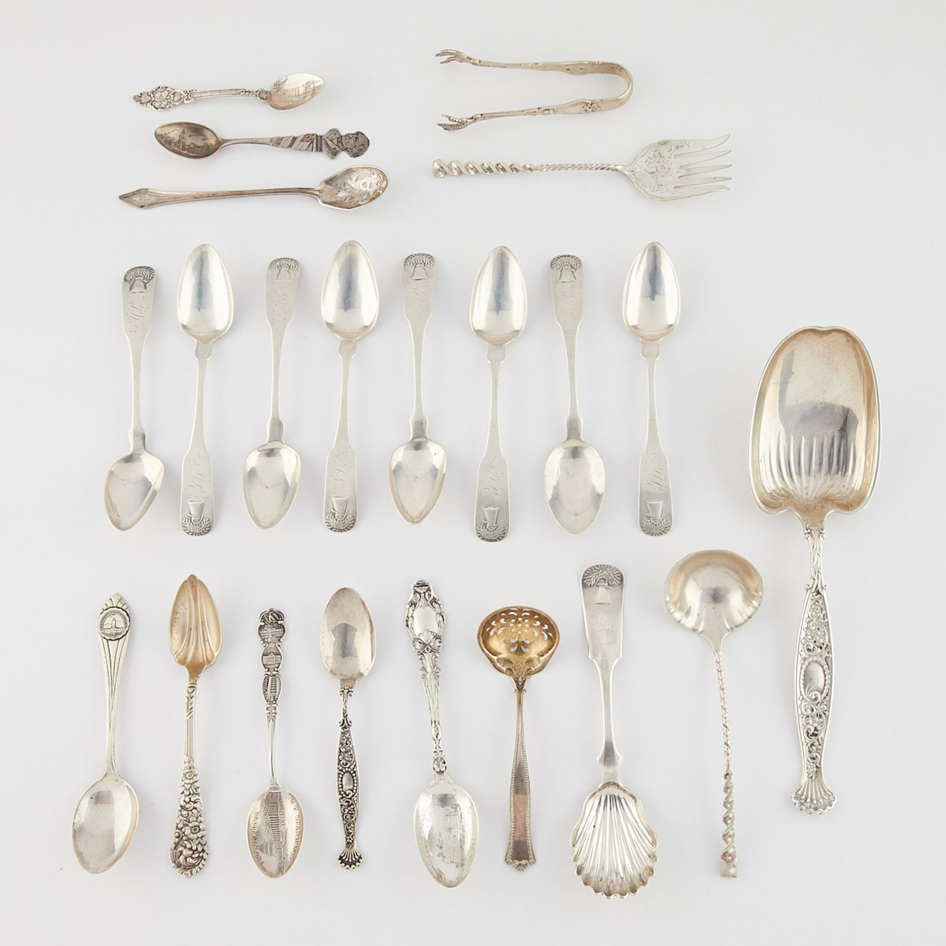 Group of 12 Sterling & Silver Flatware