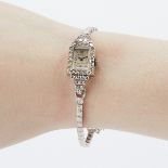 Gruen Precision 14K Gold & Diamond Wristwatch