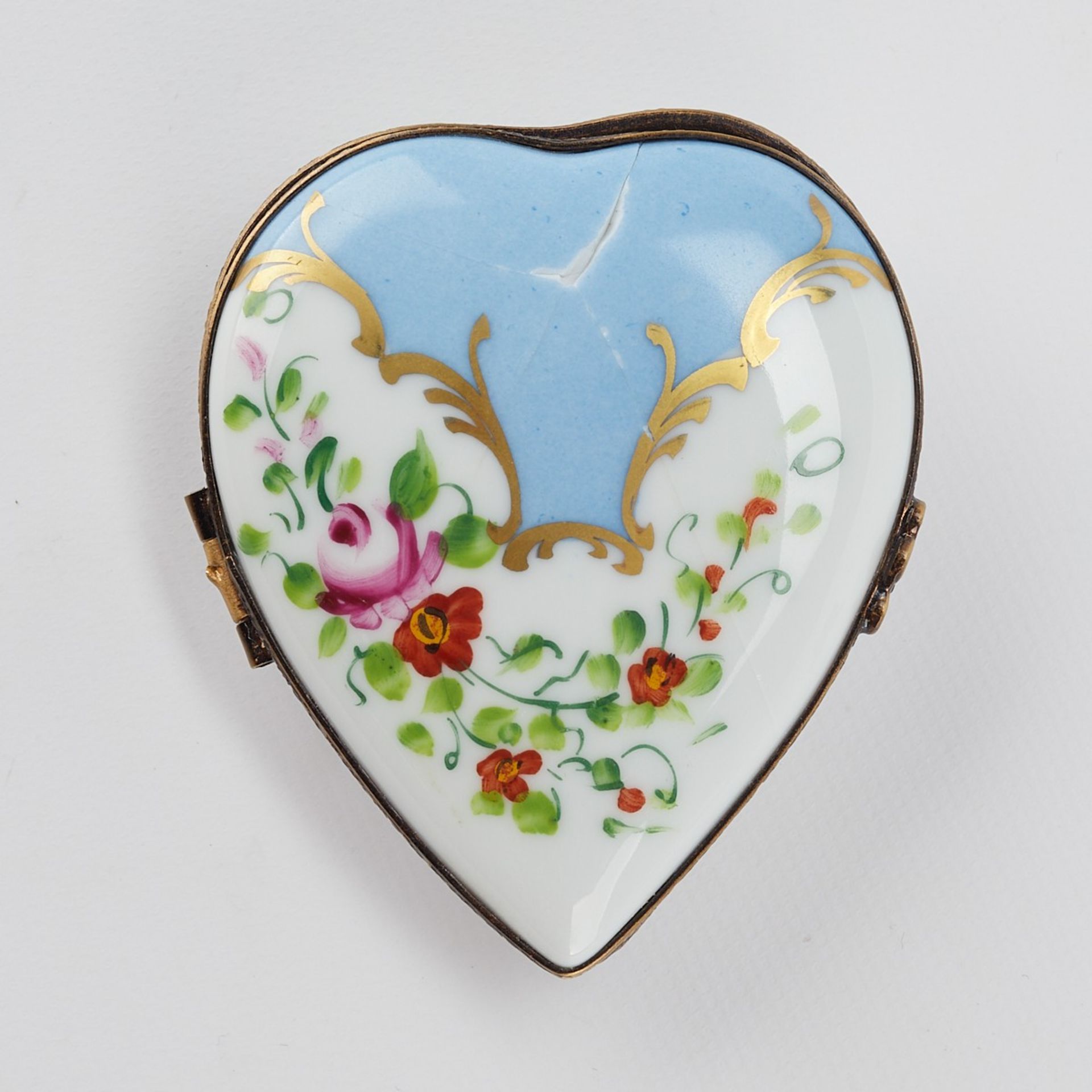 6 Porcelain Limoges Trinket Boxes - Image 6 of 14