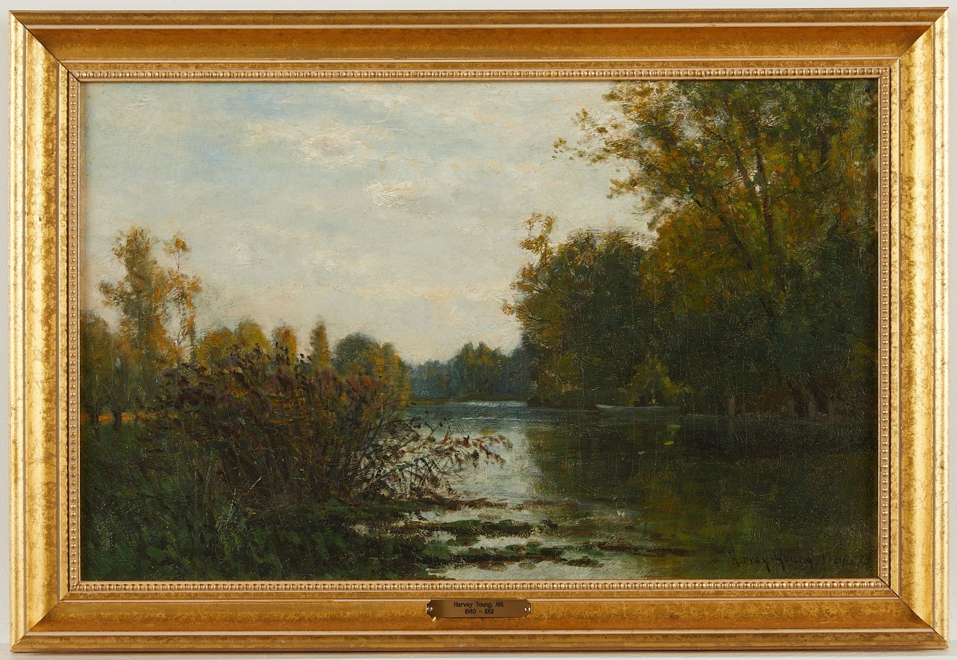 Harvey Young British Landscape Painting 1879 - Bild 3 aus 7