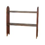 American Painted Pine Bucket Shelf 19th-20th c.