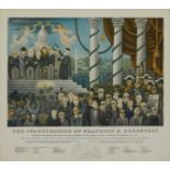 Miguel Covarrubias "Inauguration of FDR" Print