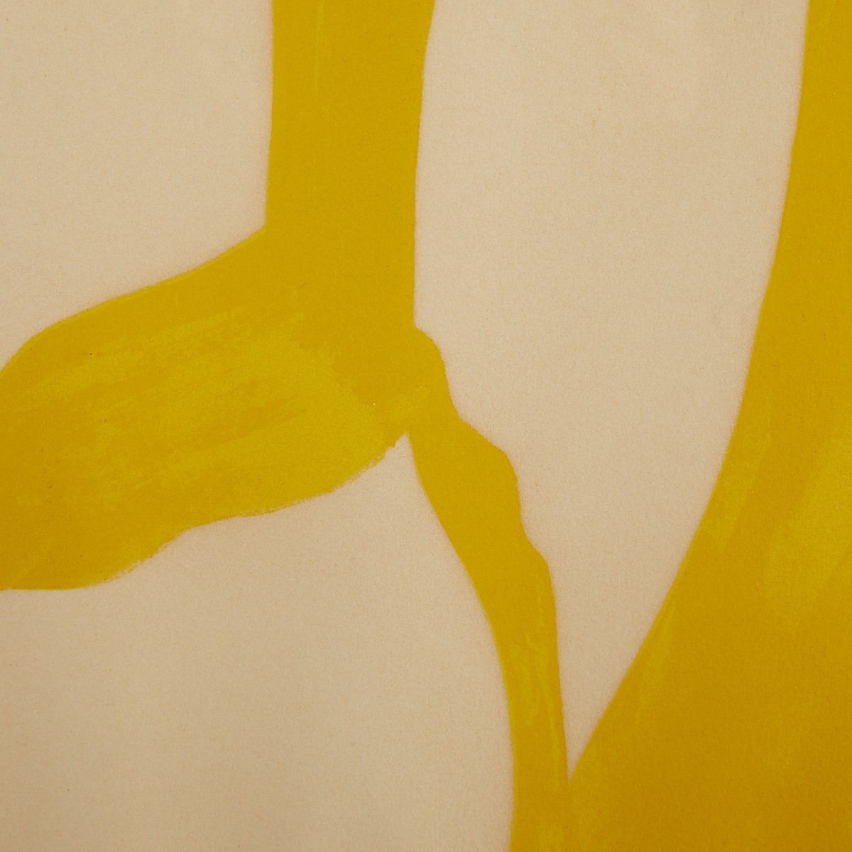 Jack Youngerman "Jaune II" Silkscreen 1966 - Image 2 of 8