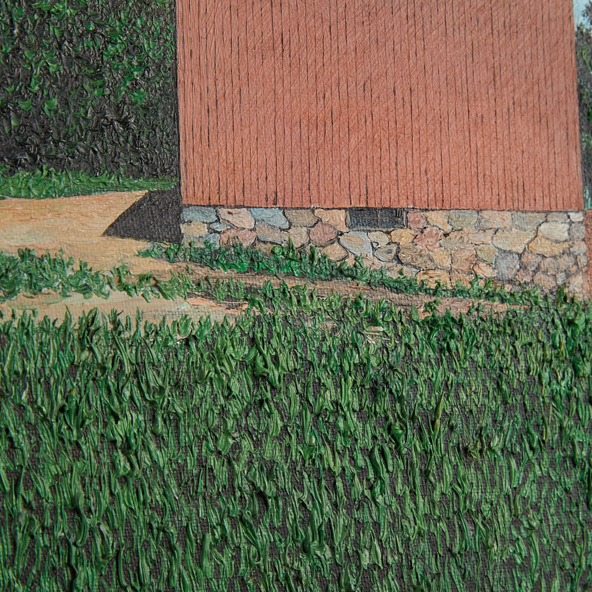 Ron Selbitschka Red Barn Landscape - Image 5 of 7