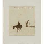 David Rathman "That's As Fair As I Know" Etching