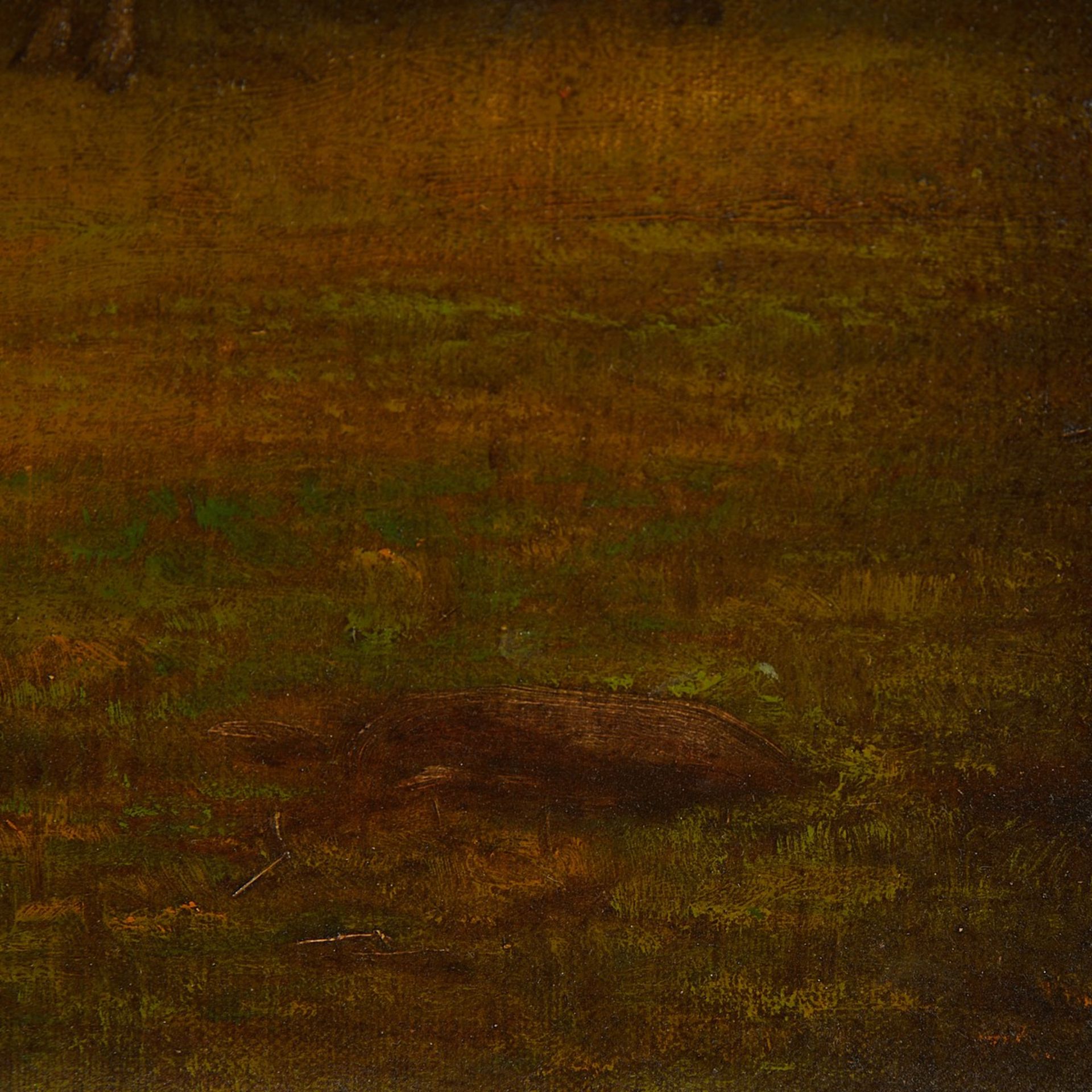 B.S. Hays Landscape Painting with Sheep - Bild 5 aus 7