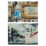 2 Wendell Arneson "Post No Bills" Watercolors