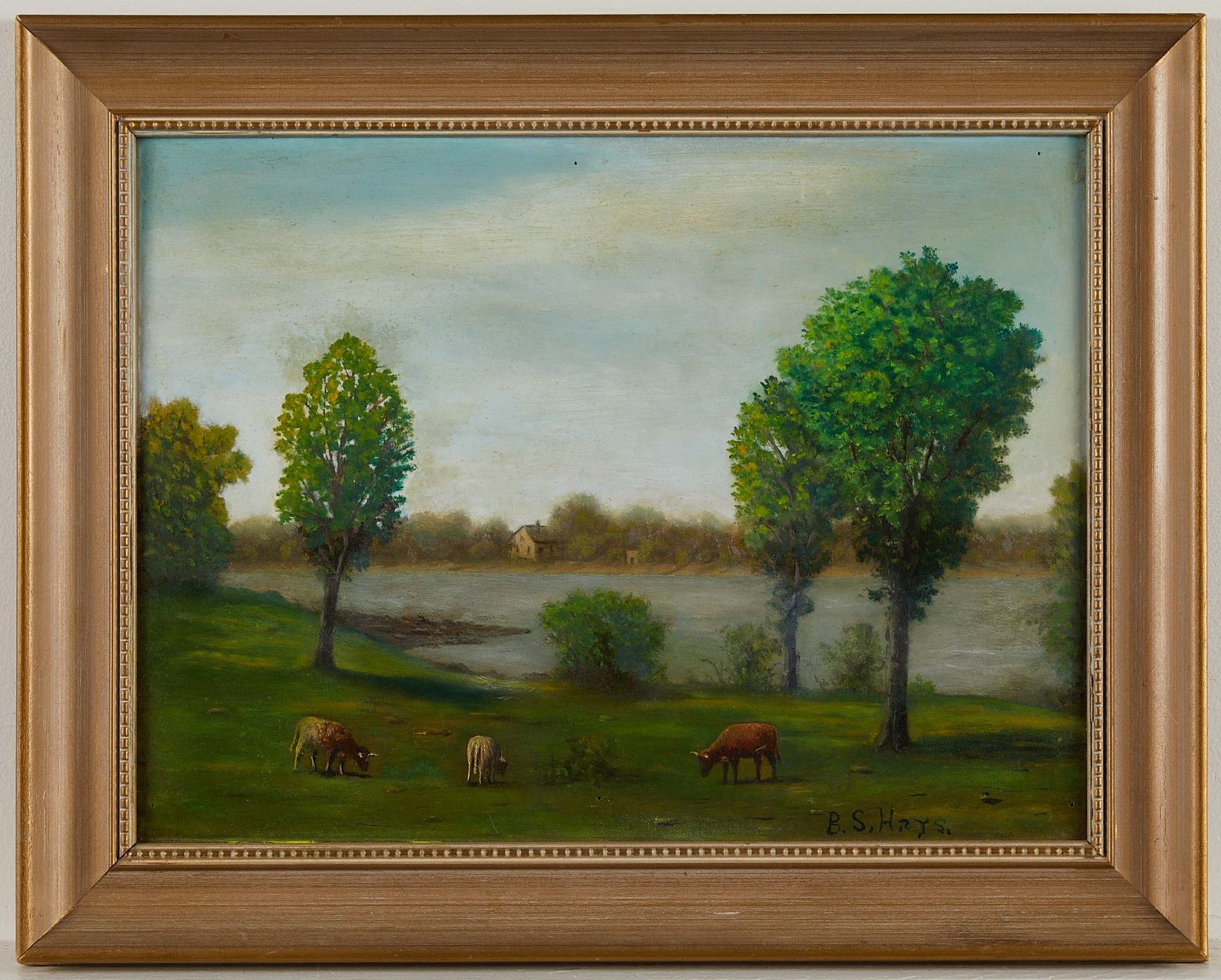 B.S. Hays Landscape with Cows - Bild 3 aus 7